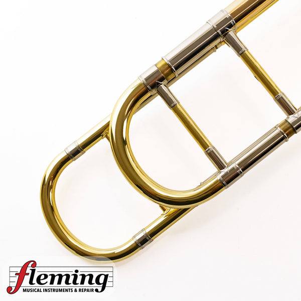 Yamaha Xeno YSL-882GOR Professional Tenor Trombone - Rose/Gold Brass Bell &amp; Open Wrap