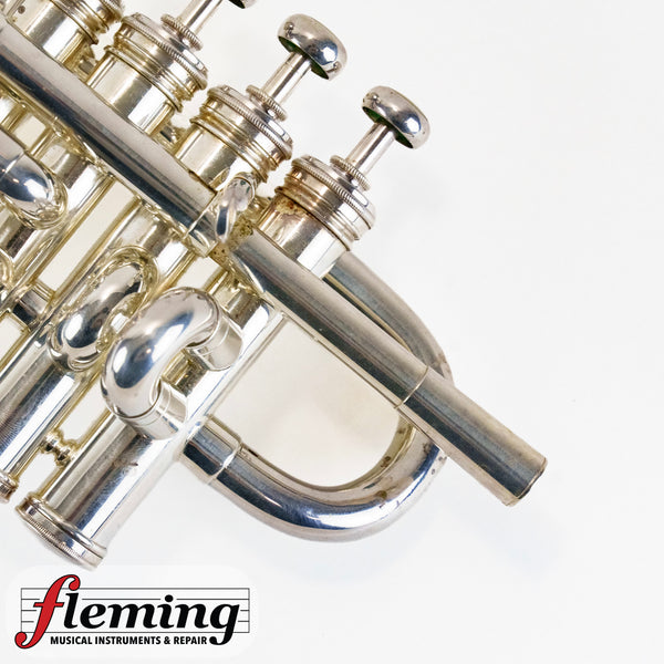Henri Selmer Paris 4-Valve Piccolo Trumpet - Silver Plated (Maurice André Era)