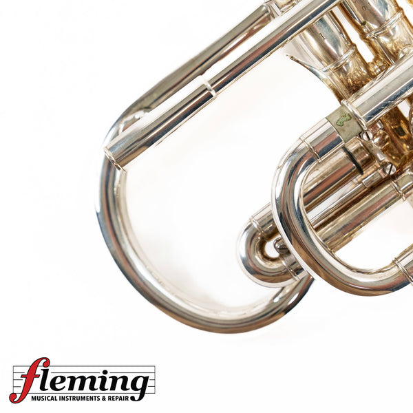 Yamaha YCR-6335HS Professional Cornet - Heavyweight, Silver Plate