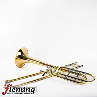 S.E. Shires TBQ30GR Tenor Trombone - Gold Brass Bell & Rotary Valve