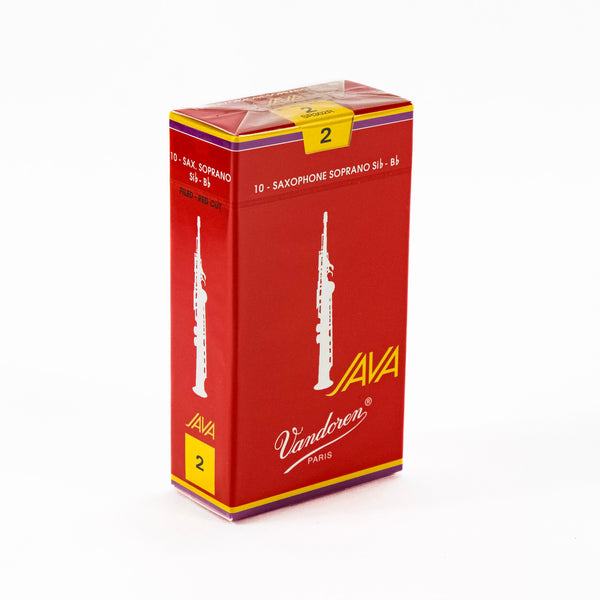 Vandoren Java Filed Red Cut Soprano Saxophone Reeds