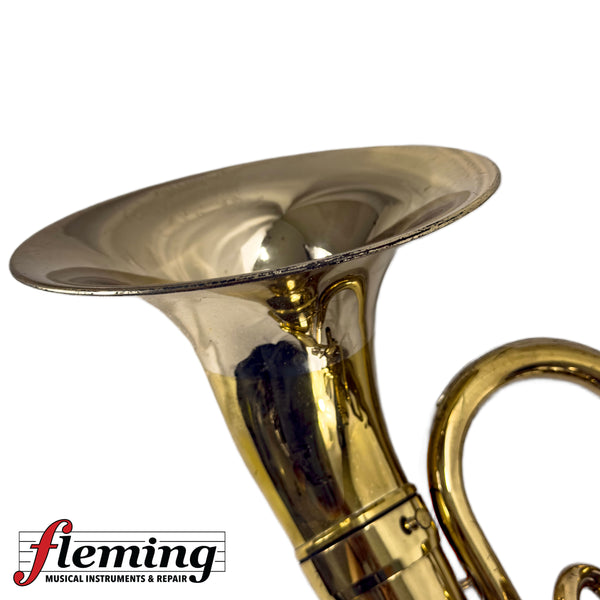 Pre-Owned F.E. Olds & Son Bell-Front Baritone Horn - Two-Tone / As-Is Project
