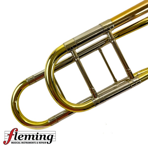 Pre-Owned C.G. Conn 88HCL "Christian Lindberg" Professional Bb/F Tenor Trombone - Rose Brass Bell