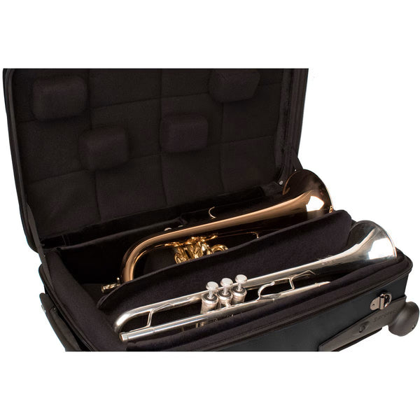ProTec Trumpet Triple / Modular Horn Case with Wheels - ZIP™