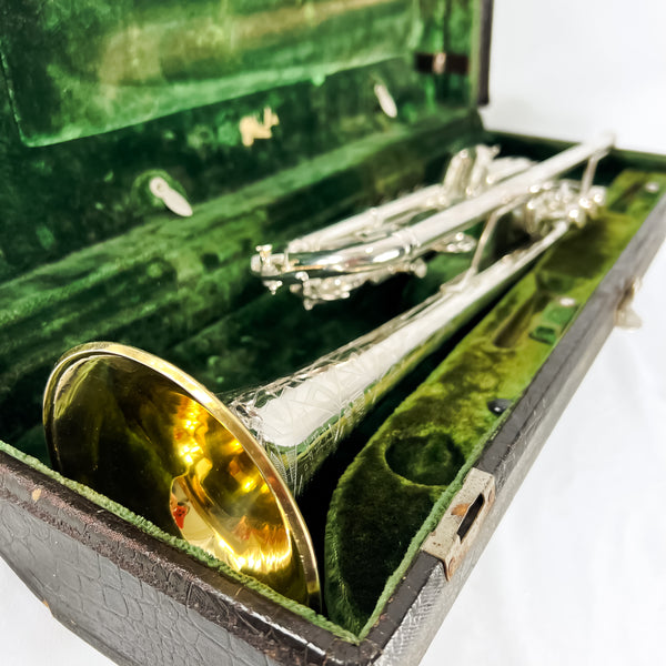 King Liberty #2 (Model 1050) Bb Trumpet (Re-Plated: 1935-1936)