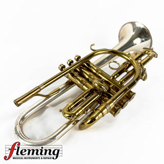 King H.N. White Silversonic Cornet