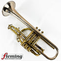 King H.N. White Silversonic Cornet