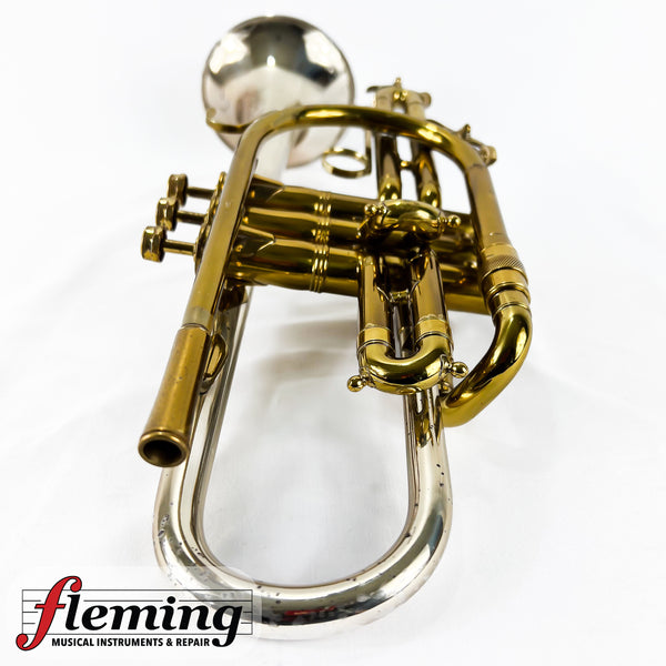 King H.N. White Silversonic Cornet