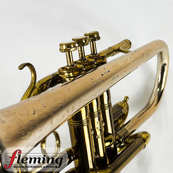 King H.N. White Silversonic Cornet