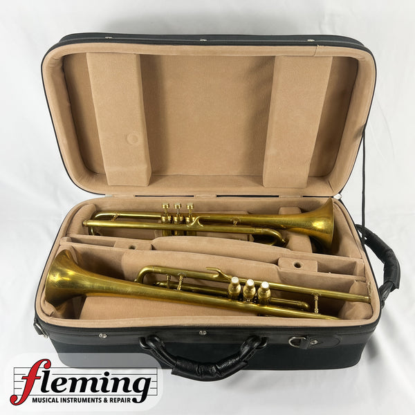 C.G. Conn 40A & 40B Connqueror Vocabell Trumpet/Cornet Set