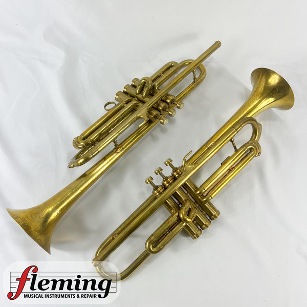 C.G. Conn 40A & 40B Connqueror Vocabell Trumpet/Cornet Set