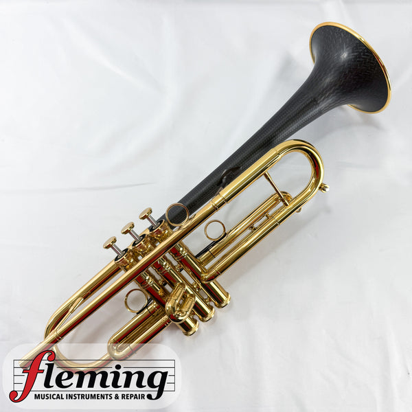 daCarbo "Unica" Carbon FIber Bb Trumpet - Lacquered Brass