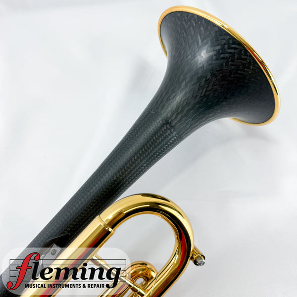 daCarbo "Unica" Carbon FIber Bb Trumpet - Lacquered Brass