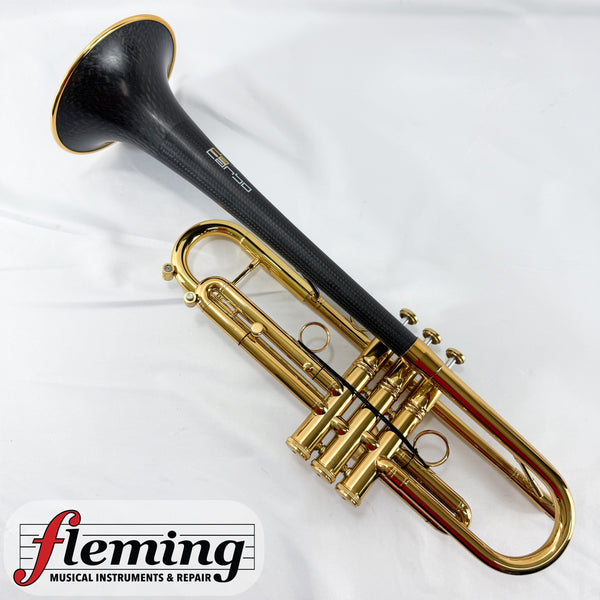 daCarbo "Unica" Carbon FIber Bb Trumpet - Lacquered Brass