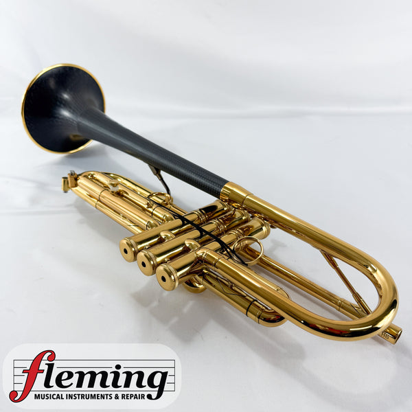 daCarbo "Unica" Carbon FIber Bb Trumpet - Lacquered Brass