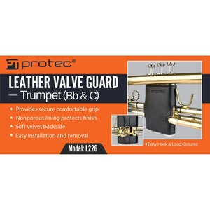 Protec Trumpet Valve Guard - Leather