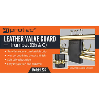 Protec Trumpet Valve Guard - Leather