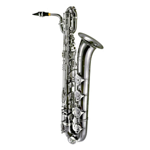 P. Mauriat PMB-500BXSK Professional Baritone Saxophone, Black Nickel-plate