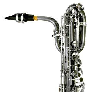 P. Mauriat PMB-500BXSK Professional Baritone Saxophone, Black Nickel-plate