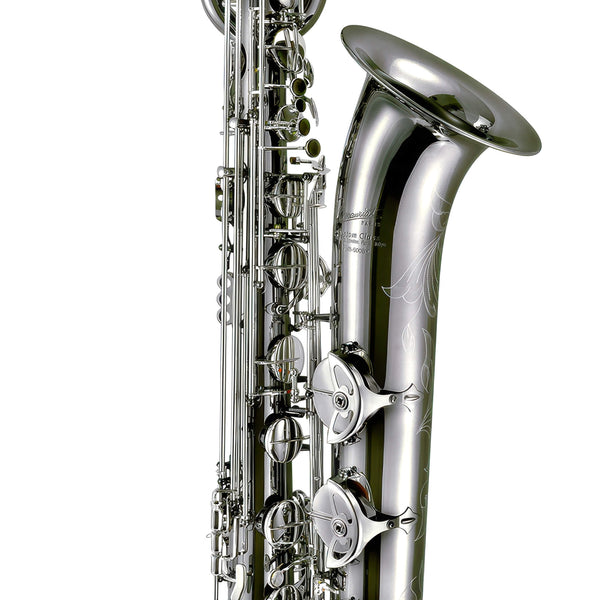 P. Mauriat PMB-500BXSK Professional Baritone Saxophone, Black Nickel-plate