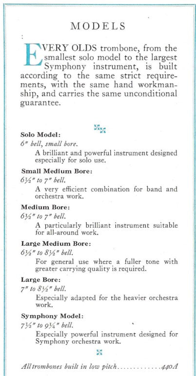 Vintage F.E. Olds & Son Medium Bore Trombone (1925) - Original Finish 2½