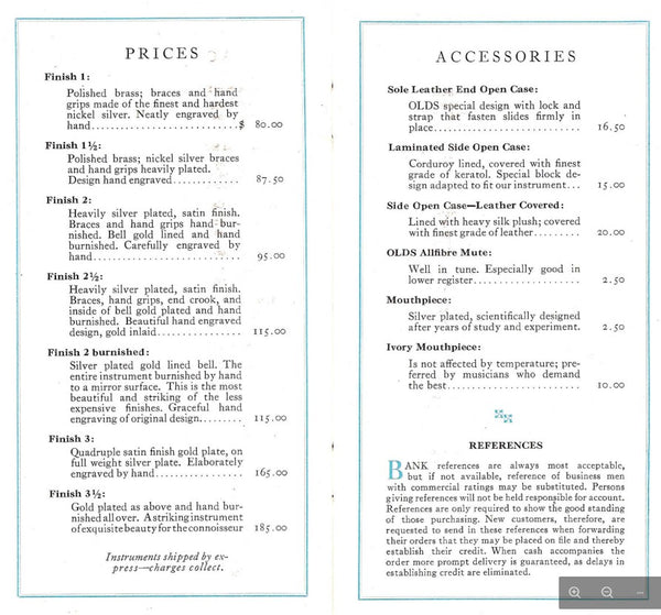 Vintage F.E. Olds & Son Medium Bore Trombone (1925) - Original Finish 2½