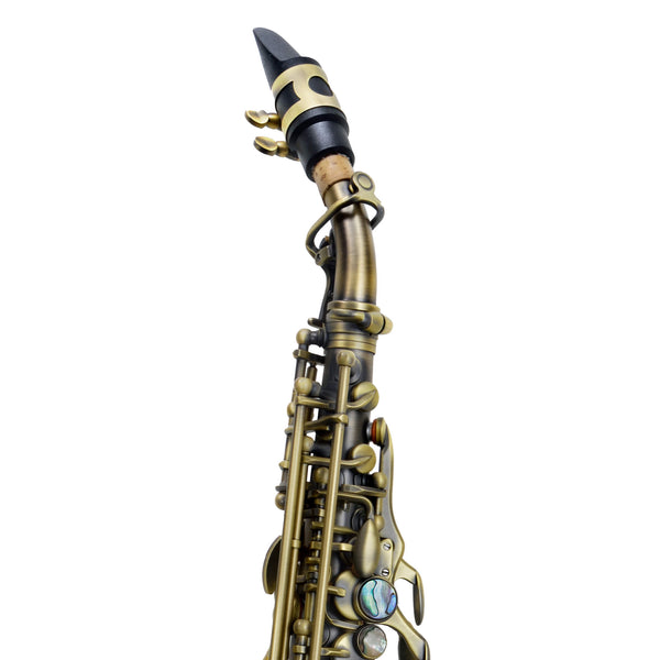 P. Mauriat SYSTEM-76SCDK Professional Curved Soprano Saxophone, Dark Finish