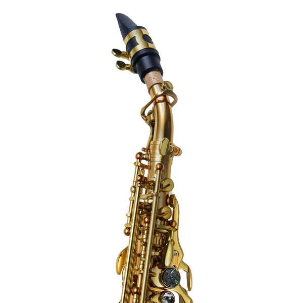 P. Mauriat System-76SCGL Curved Soprano Saxophone, Gold Lacquer