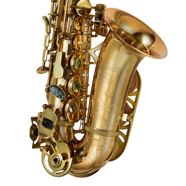 P. Mauriat System-76SCGL Curved Soprano Saxophone, Gold Lacquer