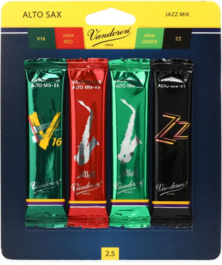 Vandoren Jazz Mix Saxophone Reeds (4 Pack)