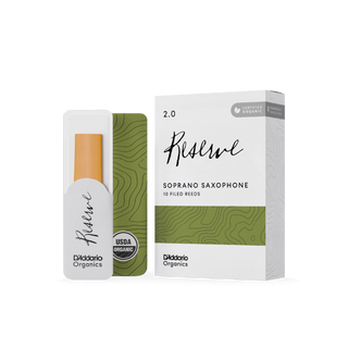D'Addario Organic Reserve Soprano Saxophone - Box of 10